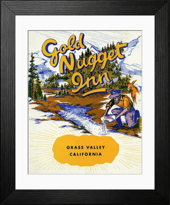 Framed Print : Gold Nugget Inn Framed Print : Gold Nugget Inn