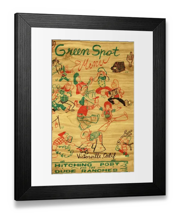 Framed Print : Green Spot Framed Print : Green Spot