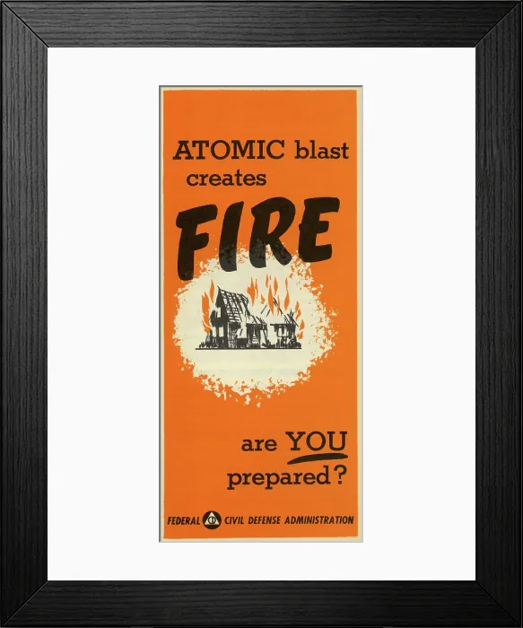 Framed Print : Atomic Blast Framed Print : Atomic Blast