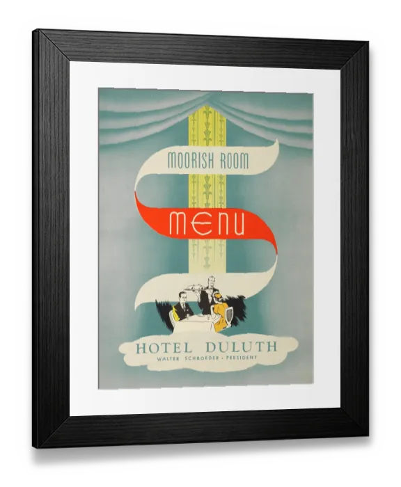 Framed Print : Moorish Room, Hotel Duluth Framed Print : Moorish Room, Hotel Duluth