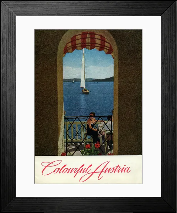 Framed Print : Colourful Austria