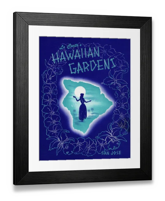 Framed Print : Hawaiian Gardens Framed Print : Hawaiian Gardens