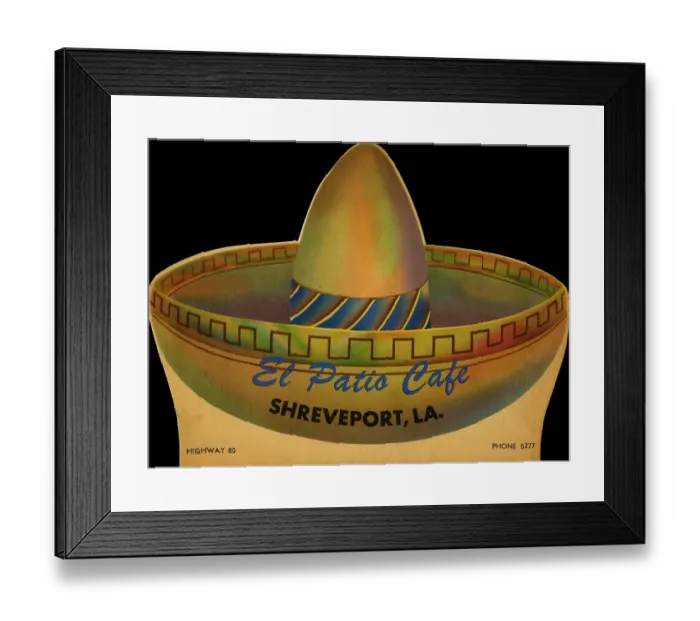 Framed Print : El Patio Cafe Framed Print : El Patio Cafe