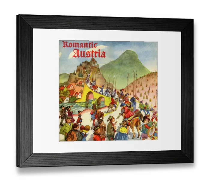 Framed Print : Romantic Austria Framed Print : Romantic Austria