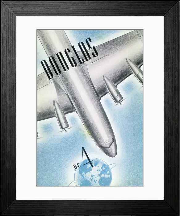 Framed Print : Douglas DC-4 Framed Print : Douglas DC-4
