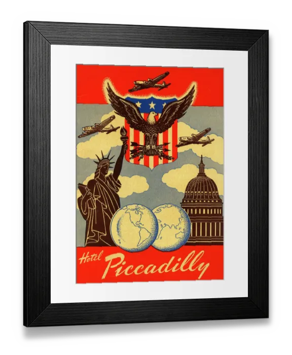 Framed Print : Piccadilly Hotel Framed Print : Piccadilly Hotel