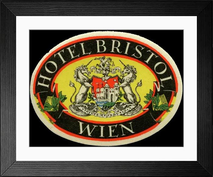 Framed Print : Hotel Bristol