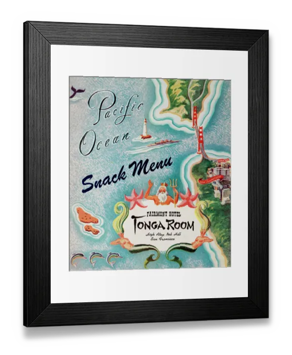 Framed Print : Tonga Room, The Fairmont Hotel