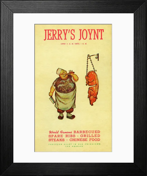 Framed Print : Jerry's Joynt Framed Print : Jerry's Joynt