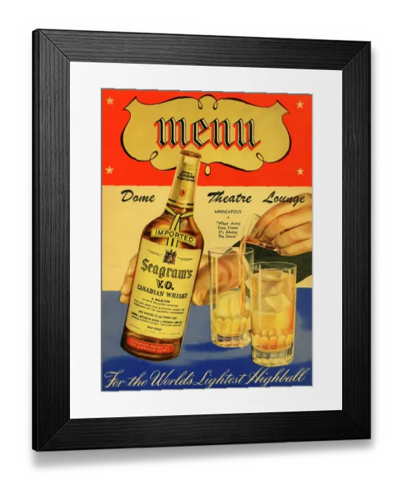 Framed Print : Dome Theatre Lounge