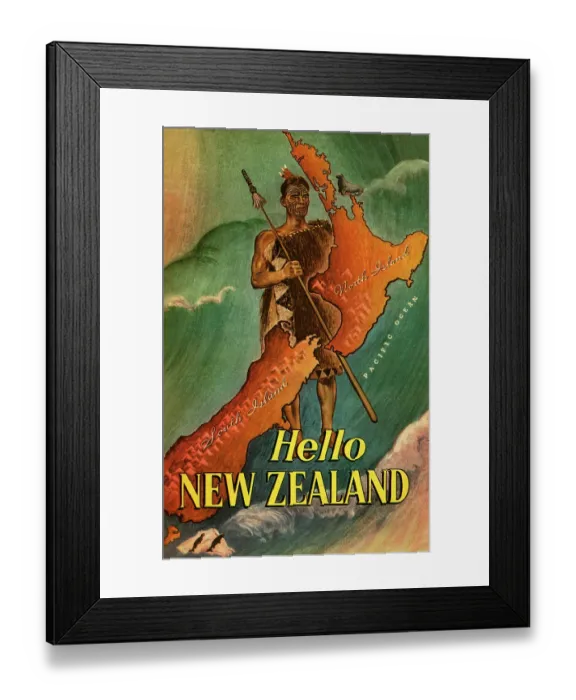 Framed Print : Hello New Zealand Framed Print : Hello New Zealand