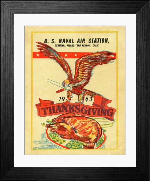 Framed Print : U.S. Naval Air Station, Thanksgiving Framed Print : U.S. Naval Air Station, Thanksgiving