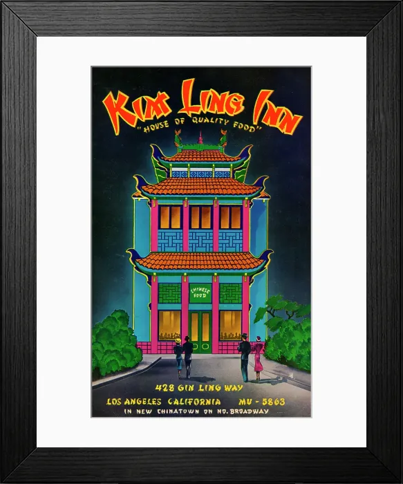 Framed Print : Kim Ling Inn Framed Print : Kim Ling Inn