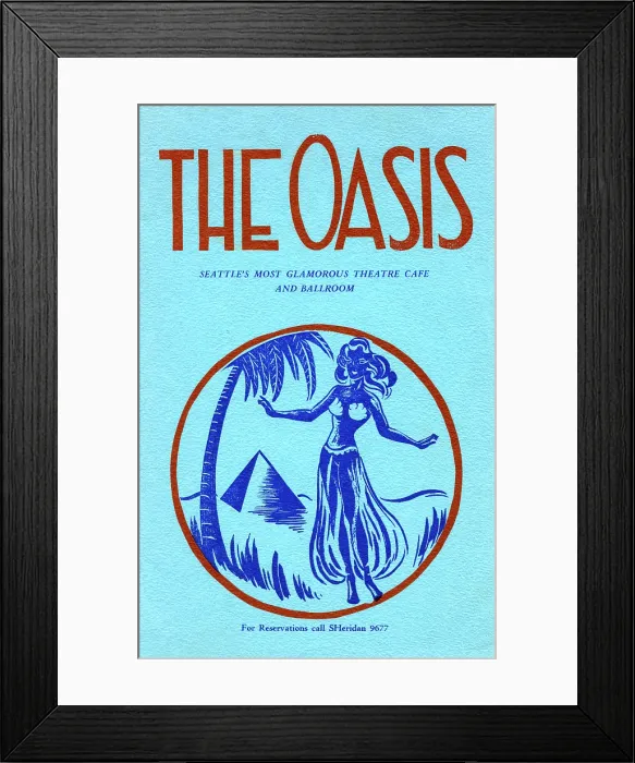 Framed Print : Oasis, The Framed Print : Oasis, The