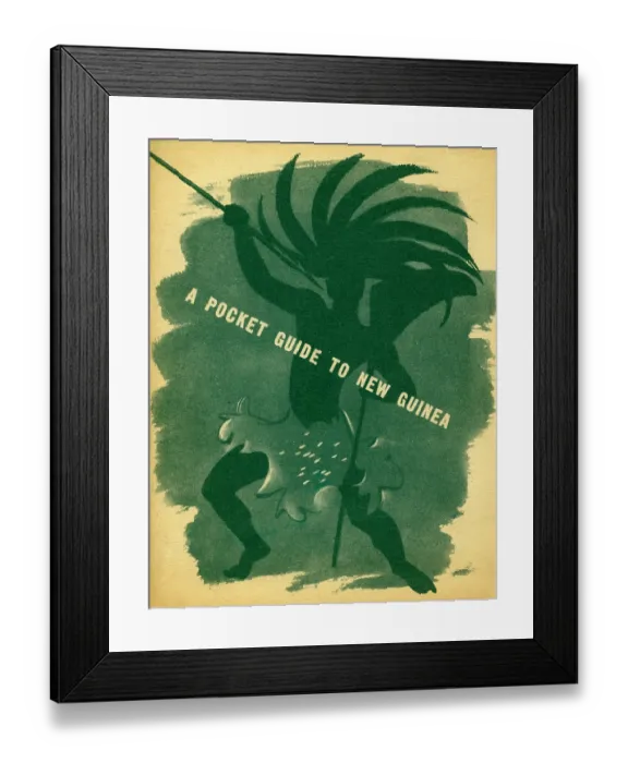 Framed Print : A Pocket Guide to New Guinea Framed Print : A Pocket Guide to New Guinea