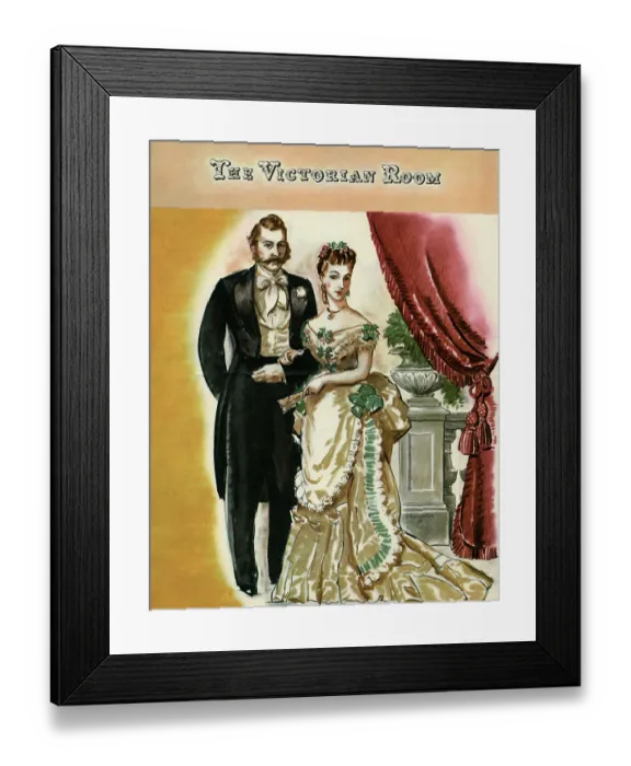 Framed Print : Palmer House, Victorian Room Framed Print : Palmer House, Victorian Room
