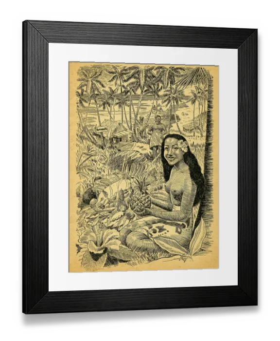 Framed Print : Trader Vic's Framed Print : Trader Vic's