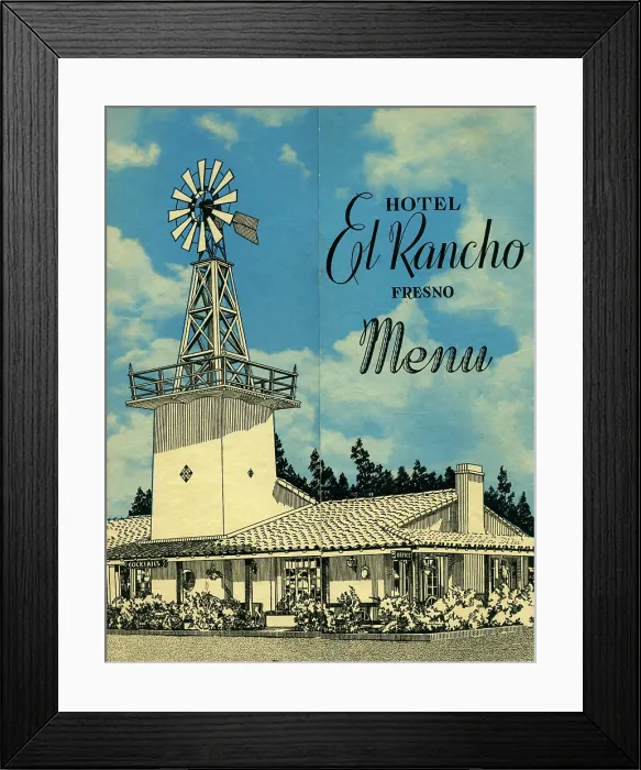 Framed Print : El Rancho Hotel Framed Print : El Rancho Hotel