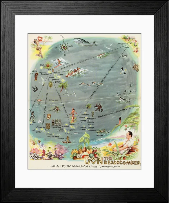 Framed Print : Don the Beachcomber Framed Print : Don the Beachcomber