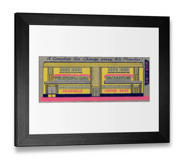 Framed Print : Wilshire-La Brea Recreation Center