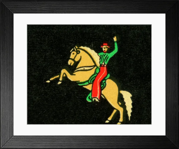 Framed Print : Man on horseback Framed Print : Man on horseback