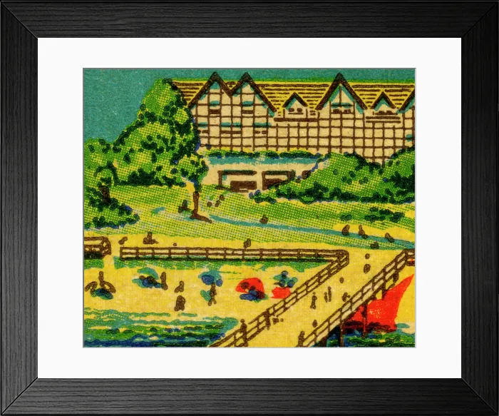 Framed Print : Beach scene Framed Print : Beach scene