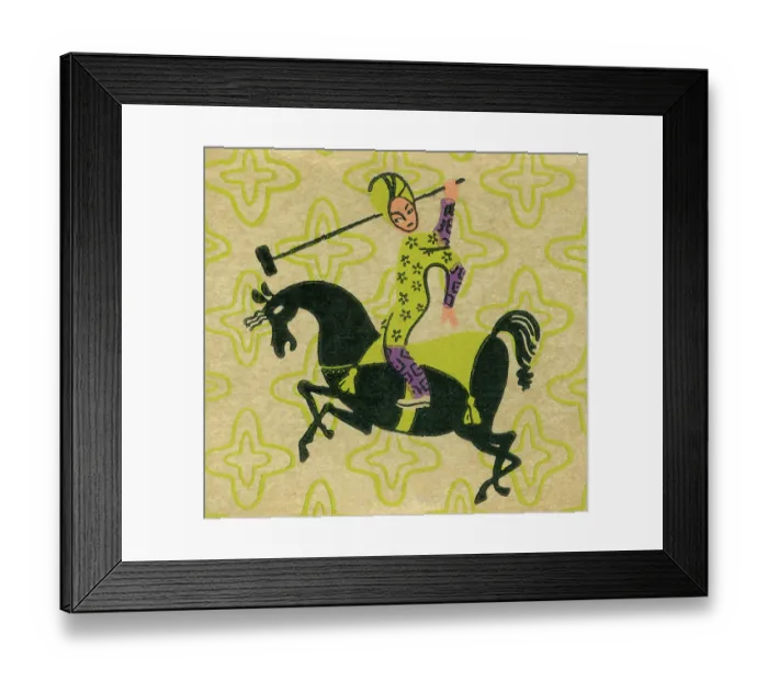 Framed Print : Man on horseback Framed Print : Man on horseback