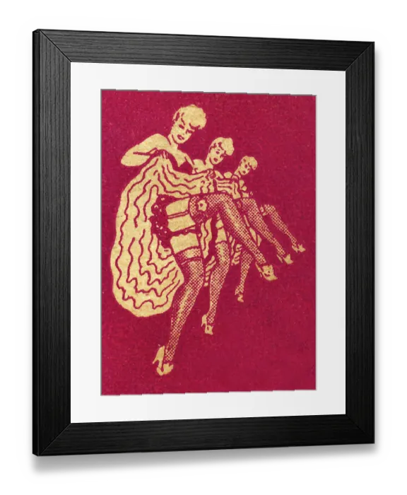 Framed Print : Cabaret dancers Framed Print : Cabaret dancers