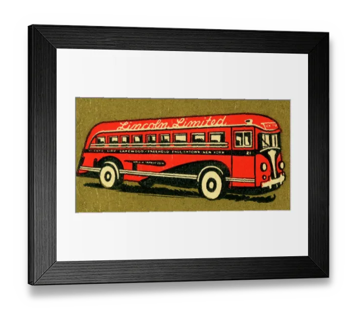 Framed Print : Red transit bus Framed Print : Red transit bus