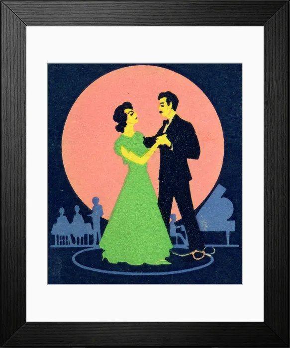Framed Print : Couple dancing Framed Print : Couple dancing