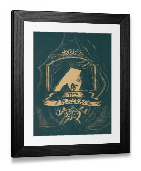 Framed Print : Players, The Framed Print : Players, The