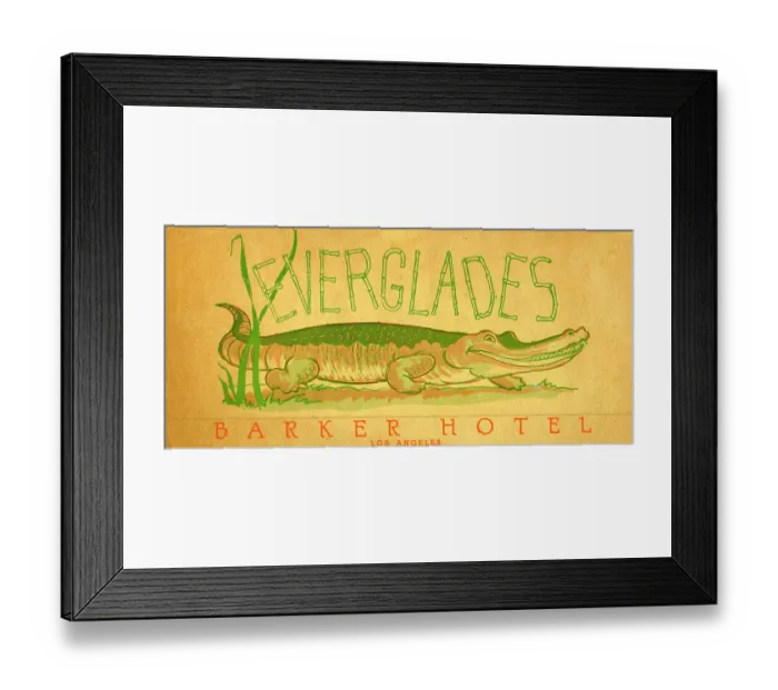 Framed Print : Barker Hotel, Everglades