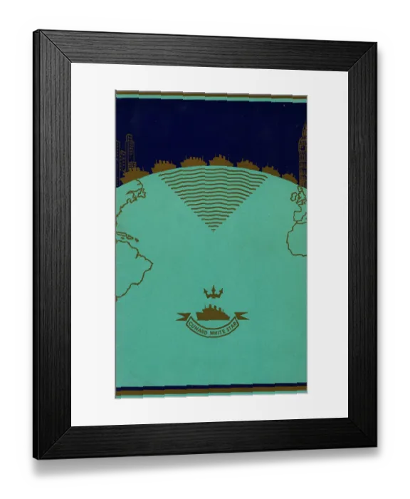 Framed Print : Cunard White Star Framed Print : Cunard White Star
