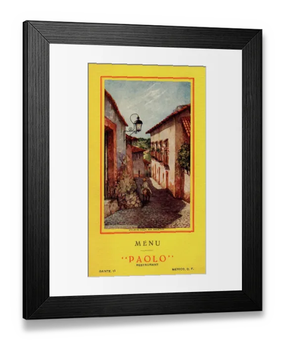 Framed Print : Paolo Restaurant Framed Print : Paolo Restaurant