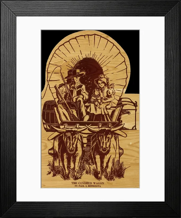 Framed Print : Covered Wagon, The Framed Print : Covered Wagon, The