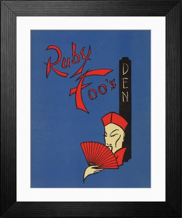 Framed Print : Ruby Foo's Den Framed Print : Ruby Foo's Den