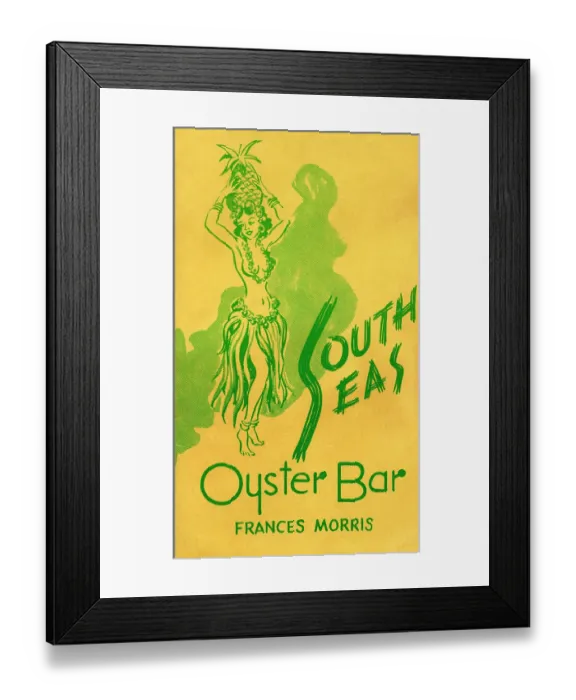 Framed Print : South Seas Oyster Bar