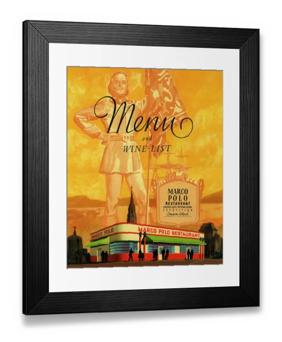 Framed Print : Marco Polo Restaurant Framed Print : Marco Polo Restaurant