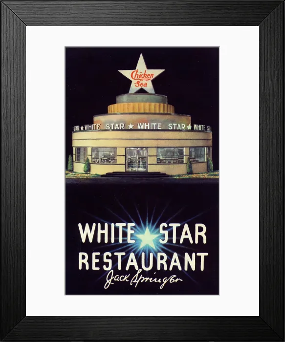 Framed Print : White Star Restaurant Framed Print : White Star Restaurant
