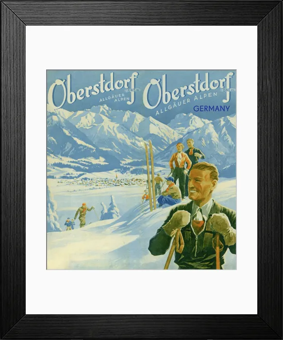Framed Print : Oberstdorf Framed Print : Oberstdorf