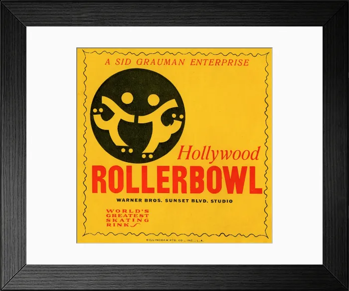 Framed Print : Rollerbowl Framed Print : Rollerbowl
