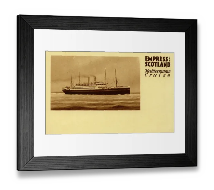 Framed Print : Empress of Scotland Framed Print : Empress of Scotland