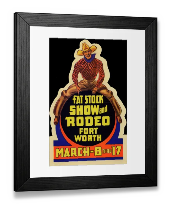 Framed Print : Fat Stock Show and Rodeo Framed Print : Fat Stock Show and Rodeo