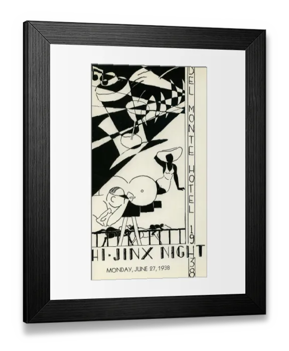 Framed Print : Hotel Del Monte, Hi-Jinx Night Framed Print : Hotel Del Monte, Hi-Jinx Night