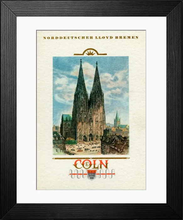 Framed Print : Norddeutscher Lloyd Bremen Framed Print : Norddeutscher Lloyd Bremen