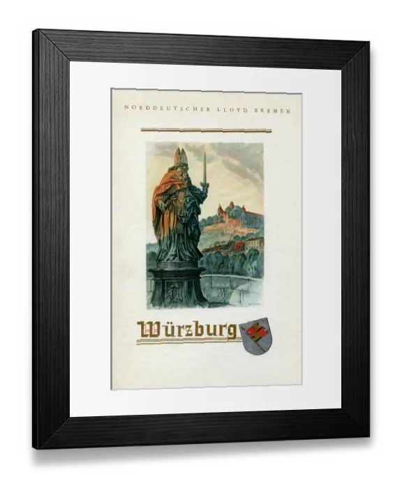 Framed Print : Norddeutscher Lloyd Bremen