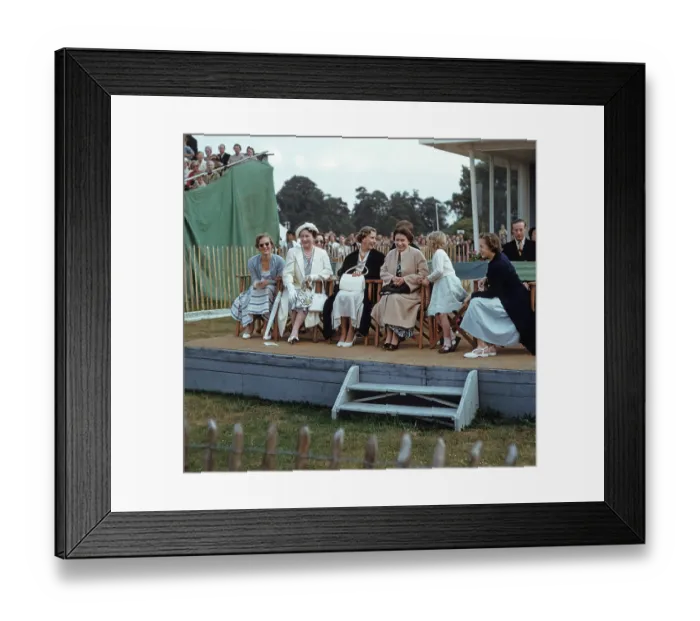 Framed Print : Royals At A Polo Match In Windsor Great Park Framed Print : Royals At A Polo Match In Windsor Great Park