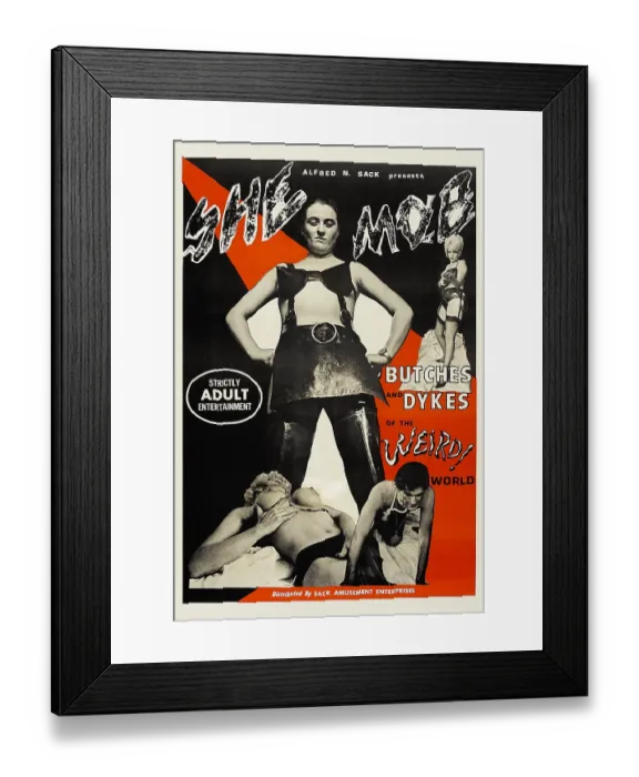 Framed Print : She Mob (Sack Amusement Enterprises, 1968) Framed Print : She Mob (Sack Amusement Enterprises, 1968)