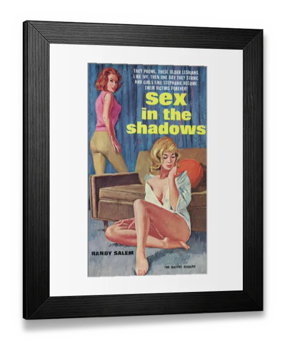 Framed Print : Sex in the Shadows Framed Print : Sex in the Shadows