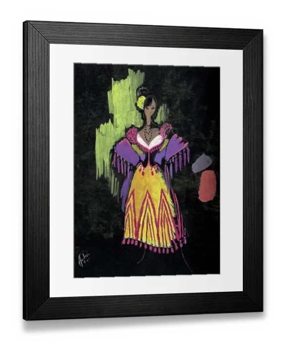 Framed Print : The Spainsh Lady Framed Print : The Spainsh Lady